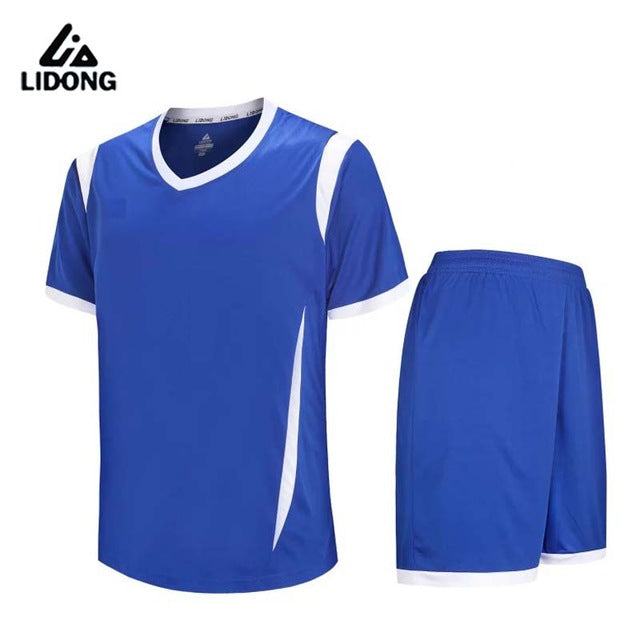 Men Kids Football Kits Boys Soccer Sets Jersey Uniforms Futbol Training Suits