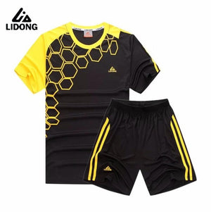 Child Kids Football Kit Boys Soccer Jersey Sets Team Training Suit Short Sleeved Jerseys