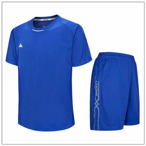 Child Kids Football Kit Boys Soccer Jersey Sets Team Training Suit Short Sleeved Jerseys