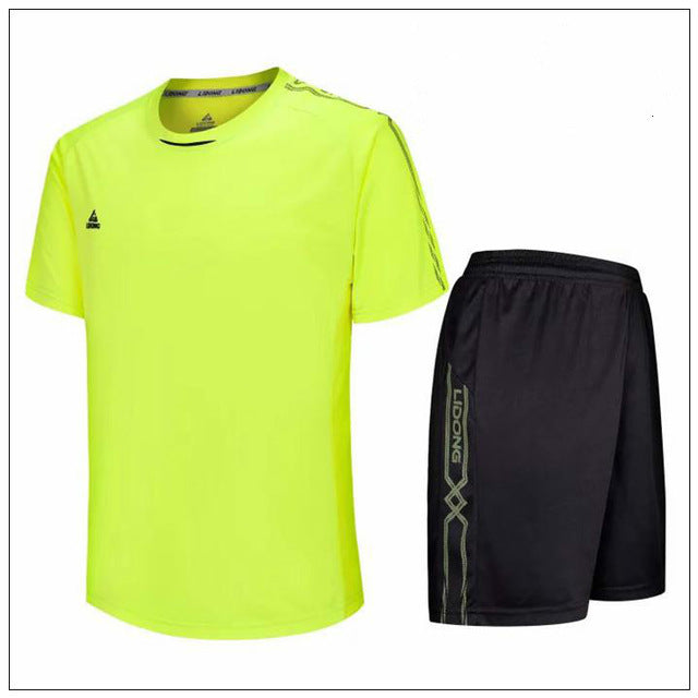 Child Kids Football Kit Boys Soccer Jersey Sets Team Training Suit Short Sleeved Jerseys