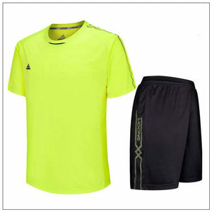 Child Kids Football Kit Boys Soccer Jersey Sets Team Training Suit Short Sleeved Jerseys