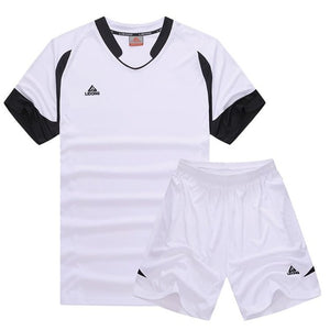Child Kids Football Kit Boys Soccer Jersey Sets Team Training Suit Short Sleeved Jerseys