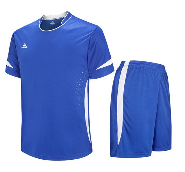 Child Kids Football Kit Boys Soccer Jersey Sets Team Training Suit Short Sleeved Jerseys