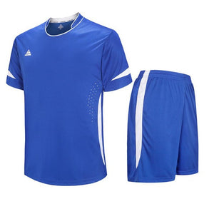 Child Kids Football Kit Boys Soccer Jersey Sets Team Training Suit Short Sleeved Jerseys