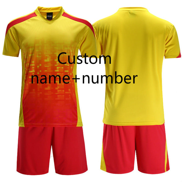 Kids Football KitCustom Team Child Training Football Jersey Set Children