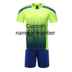 Kids Football KitCustom Team Child Training Football Jersey Set Children