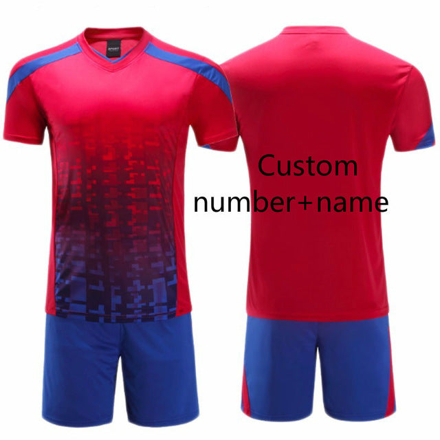 Kids Football KitCustom Team Child Training Football Jersey Set Children