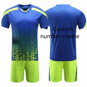 Kids Football KitCustom Team Child Training Football Jersey Set Children