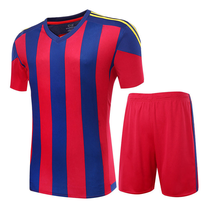 Adult/kids Breathable Soccer Set Soccer Jerseys Uniforms Children Football Kit Shirt Tracksuit