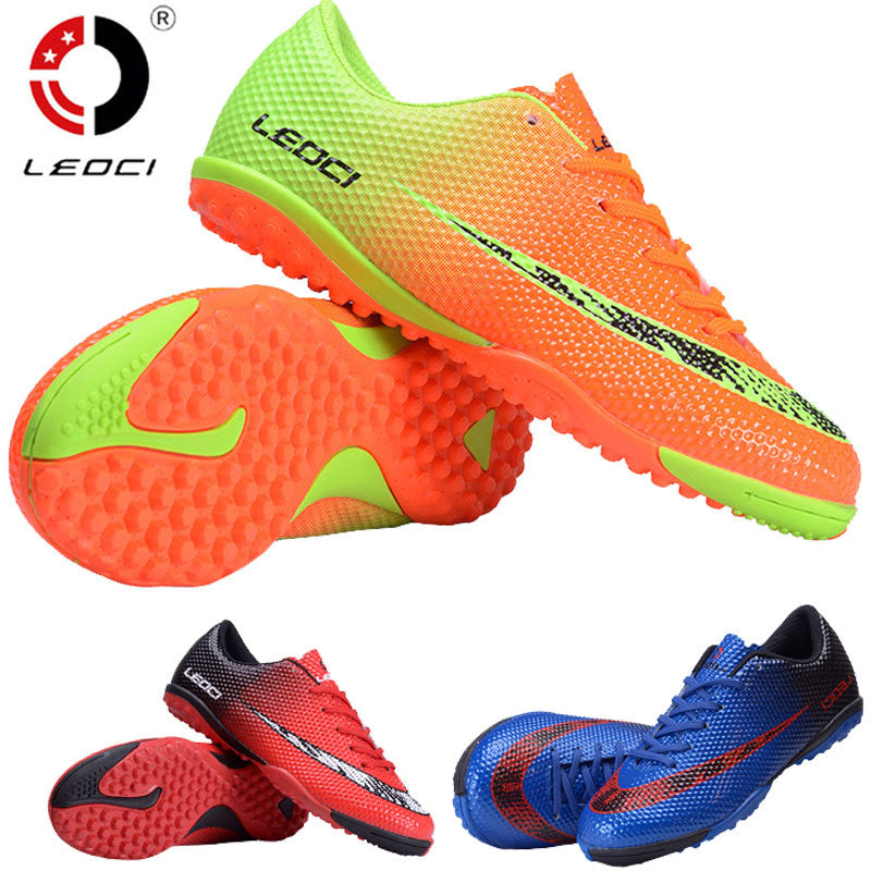 LEOCI Soccer Football Shoes Unisex Football Boots  33-44 size  Sneakers chuteiras