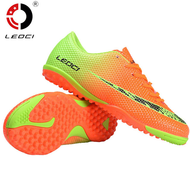 LEOCI Soccer Football Shoes Unisex Football Boots  33-44 size  Sneakers chuteiras
