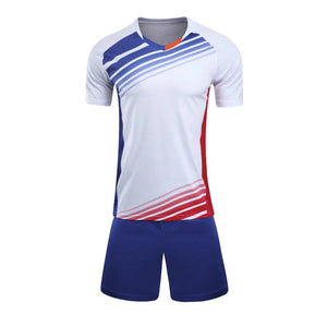 Men Child Kids Football Kit  Soccer Jersey Kids Sets Training Football Shirts Jersey