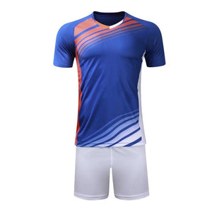 Men Child Kids Football Kit  Soccer Jersey Kids Sets Training Football Shirts Jersey